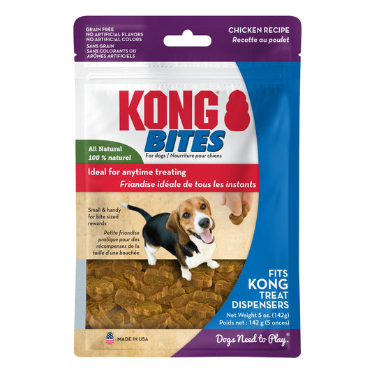KONG BITES DOG TREATS REGULAR CHICKEN
